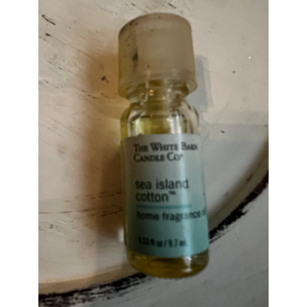 Bath & Body Sea Island Cotton fragrance oil .33 oz 60% full-rare